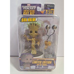 Marvel Guardians Of The Galaxy 3D Vinyl Figure Groot Body Knocker Earbuds Scaler